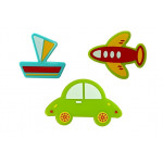 Vzdelávací domček - triedič, labyrint - farebný